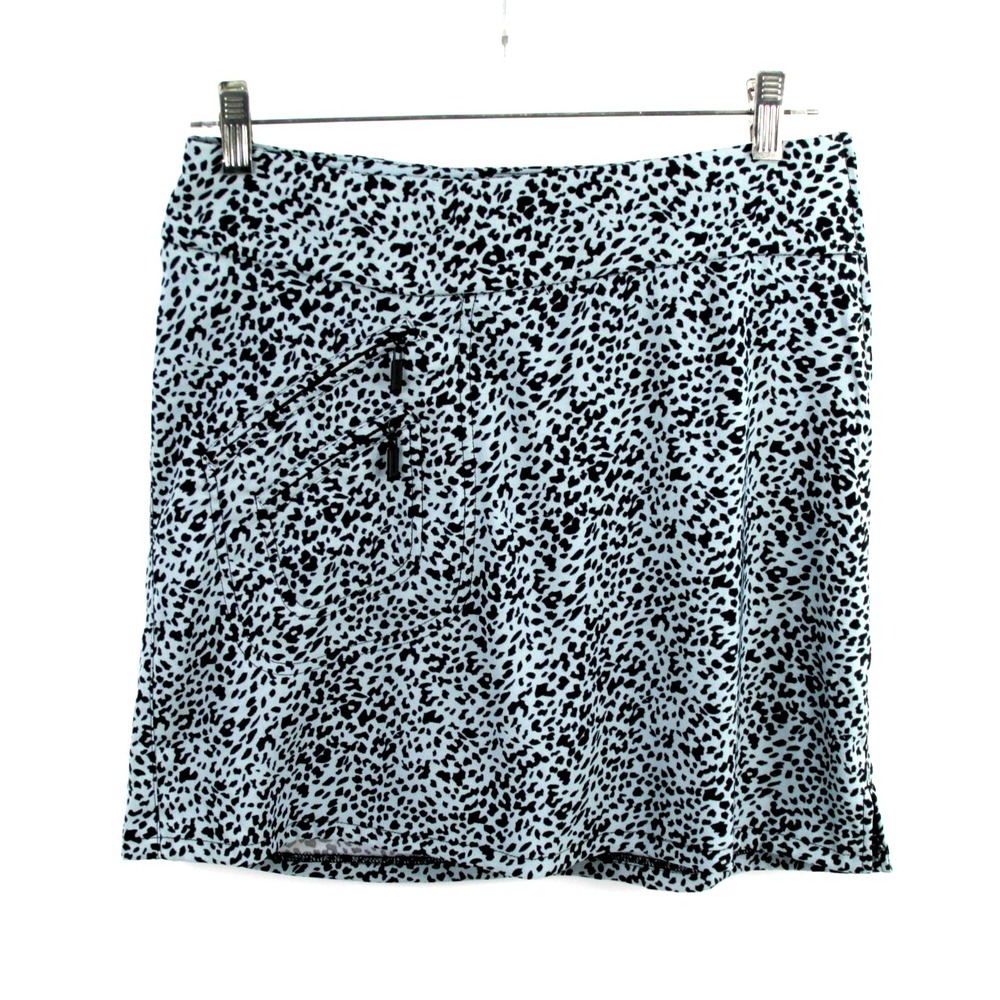 Jamie Sadock Women Blue Spotted Athletic Golf Tennis Skort Size 4 Stretch Pocket